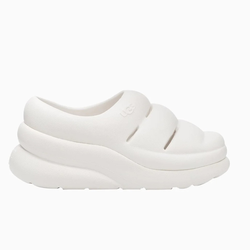 NWOB - UGG Women's Sport Yeah EVA Clog Slip On Shoes White - Size 7